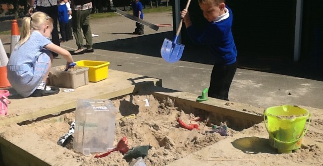 EYFS Sand Play Equipment in Goosewell