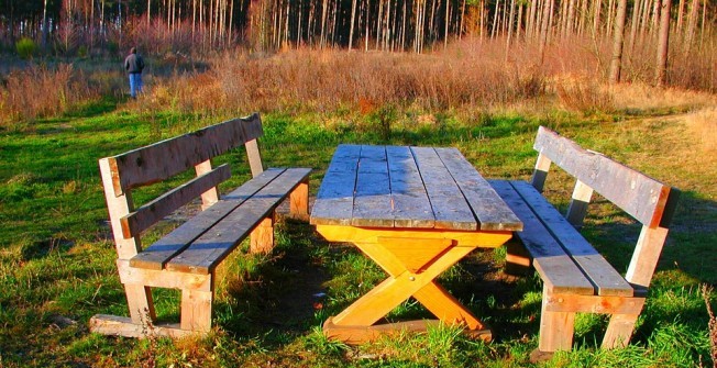 Outdoor School Furniture in Farm Town